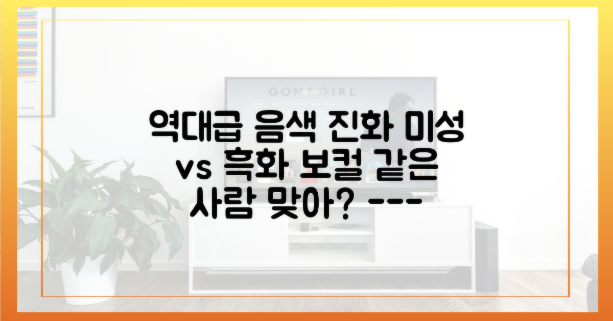 과거의 미성 vs 현재의 깊어진 음색