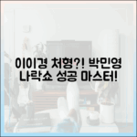 이이경 처형, 박민영 나락쇼 성공 마스터!