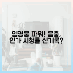 임영웅 파워! '음중', '인가' 시청률 신기록 나올까?