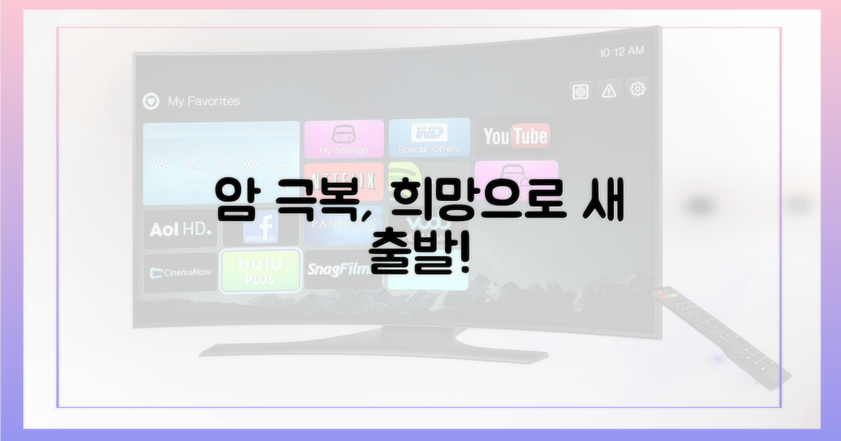 암 극복, 희망의 새 출발