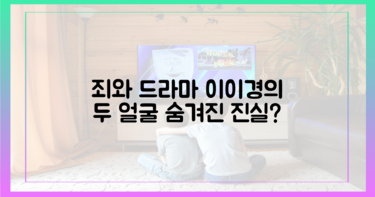 죄와 드라마, 두 얼굴의 이이경