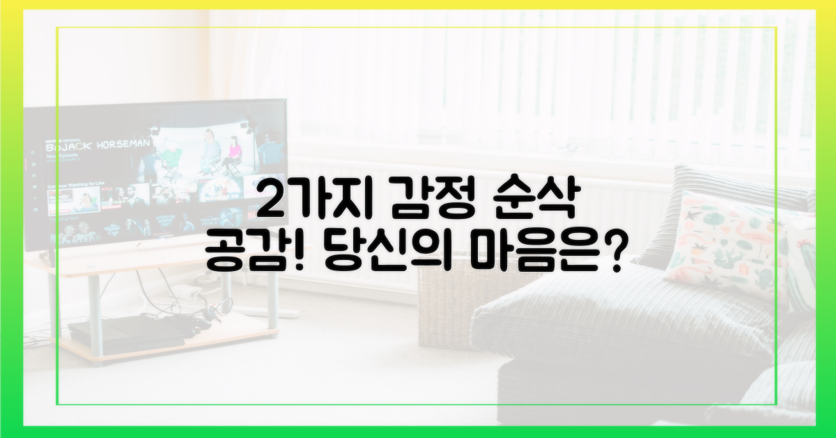 2가지 감성 표현