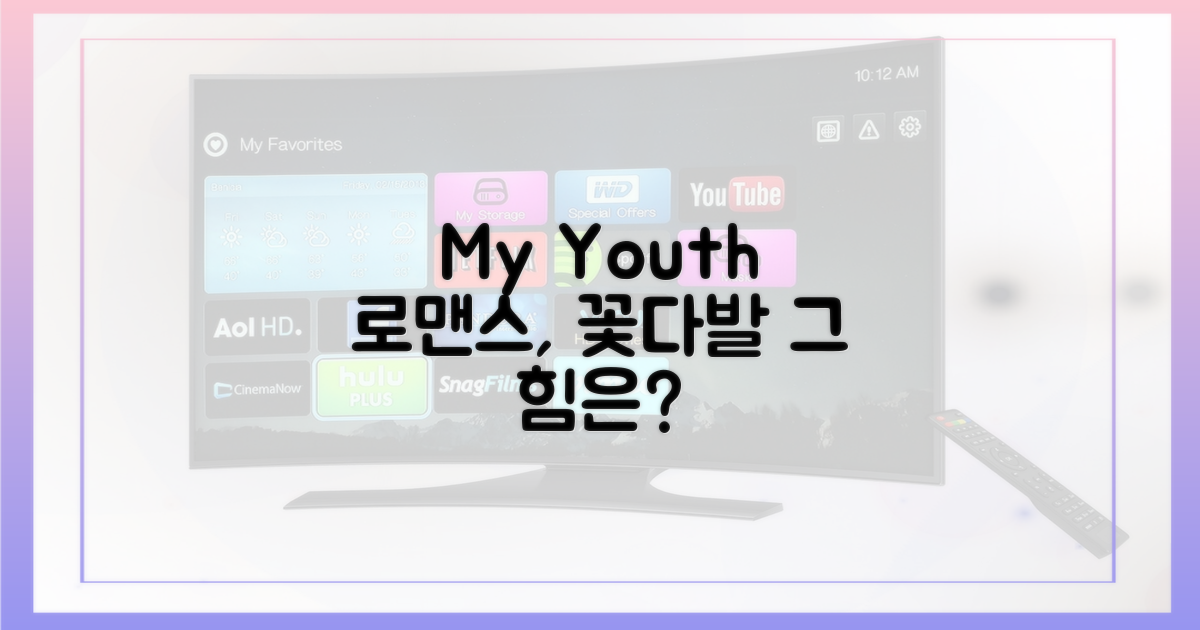 마이 유스' 로맨스, 꽃다발의 힘?