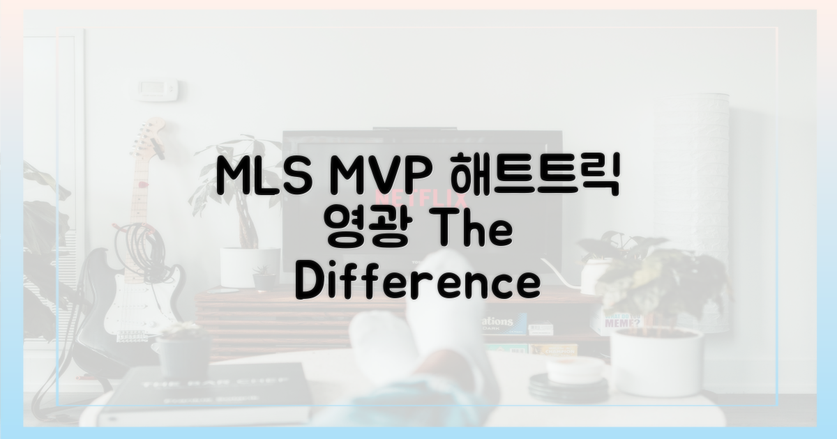 해트트릭 영광, MLS MVP의 차이