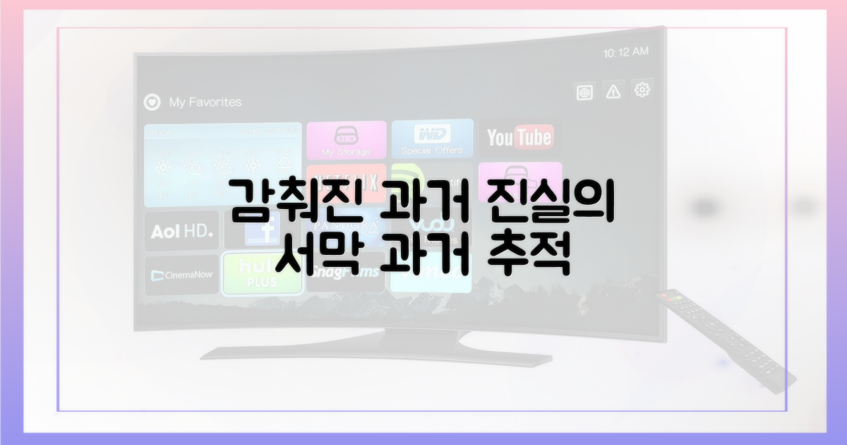 감춰진 과거, 파헤쳐질 진실