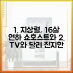 TV와 달리 진지해, 지상렬 16살 연하 쇼호스트와♥