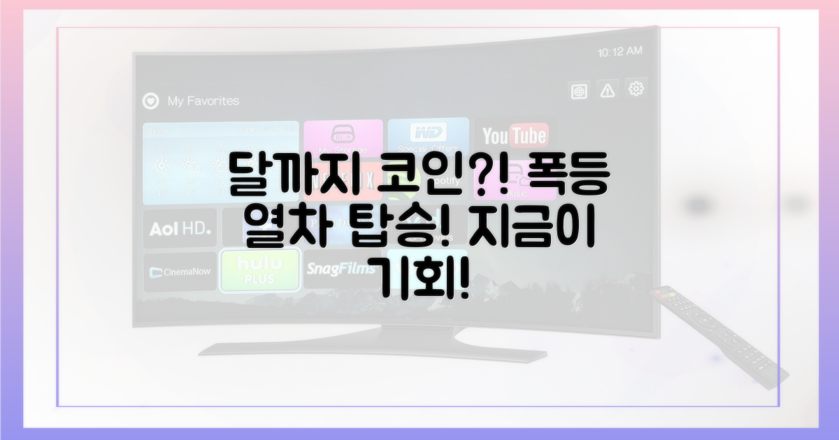 달까지 가자' 코인 열차?