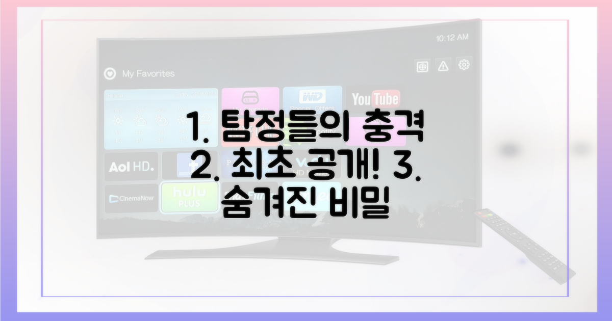 예능 최초 공개, 탐정들의 비밀