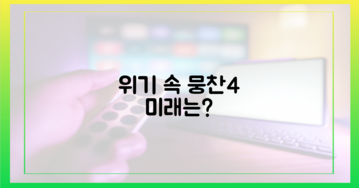 위기 속 뭉찬4, 어떻게 될까?