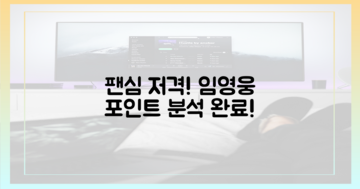 팬심 저격! 임영웅 포인트 분석