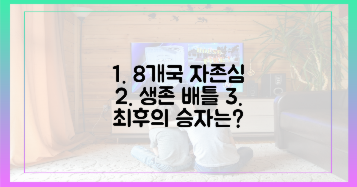 8개국 자존심 건 치열한 서바이벌