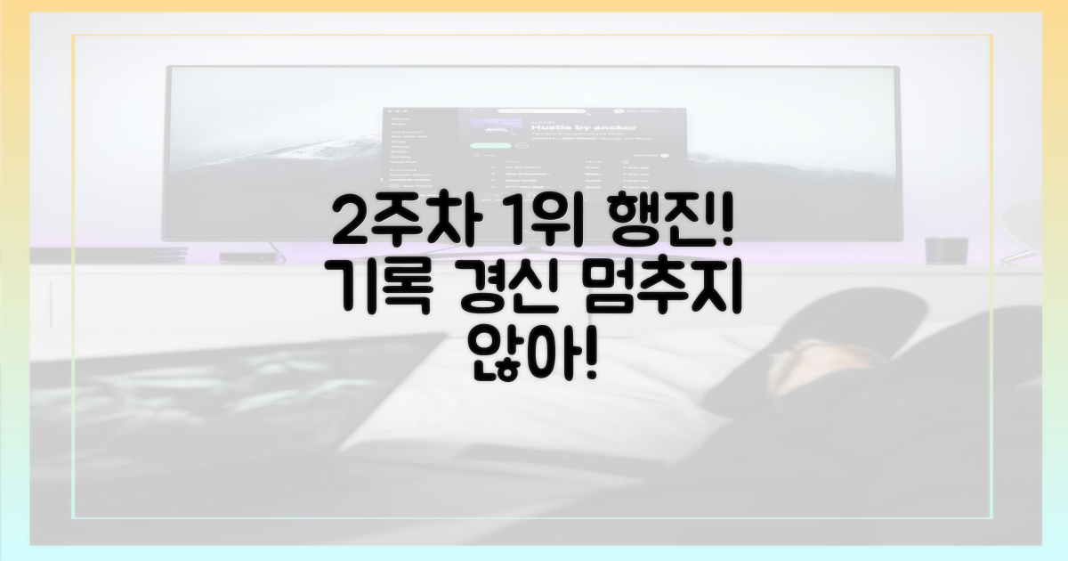 2주차에도 1위 유지?