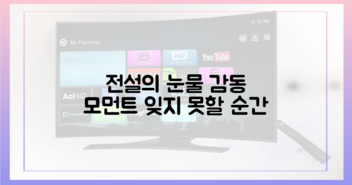 레전드들의 눈물, 감동의 순간