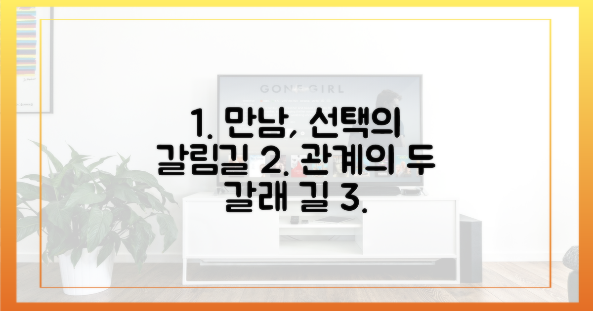 만남, 걸러낼까 이어갈까