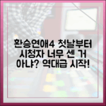 첫날부터 격변! 환승연애4, 시청자 "너무 센 거 아냐?" 🤯