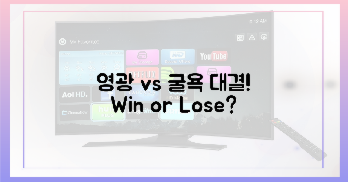 영광 vs 굴욕의 경계