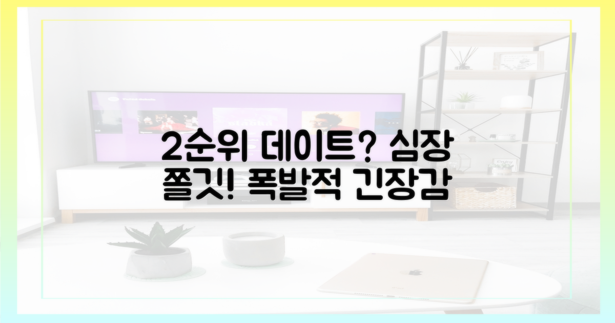 2순위 데이트, 긴장감 폭발