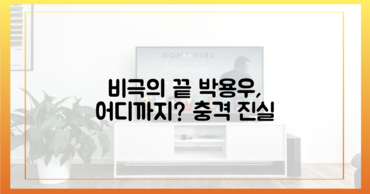 박용우, 비극의 끝은 어디인가?