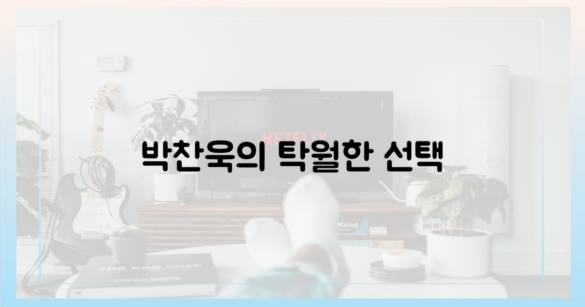 박찬욱의 탁월한 선택