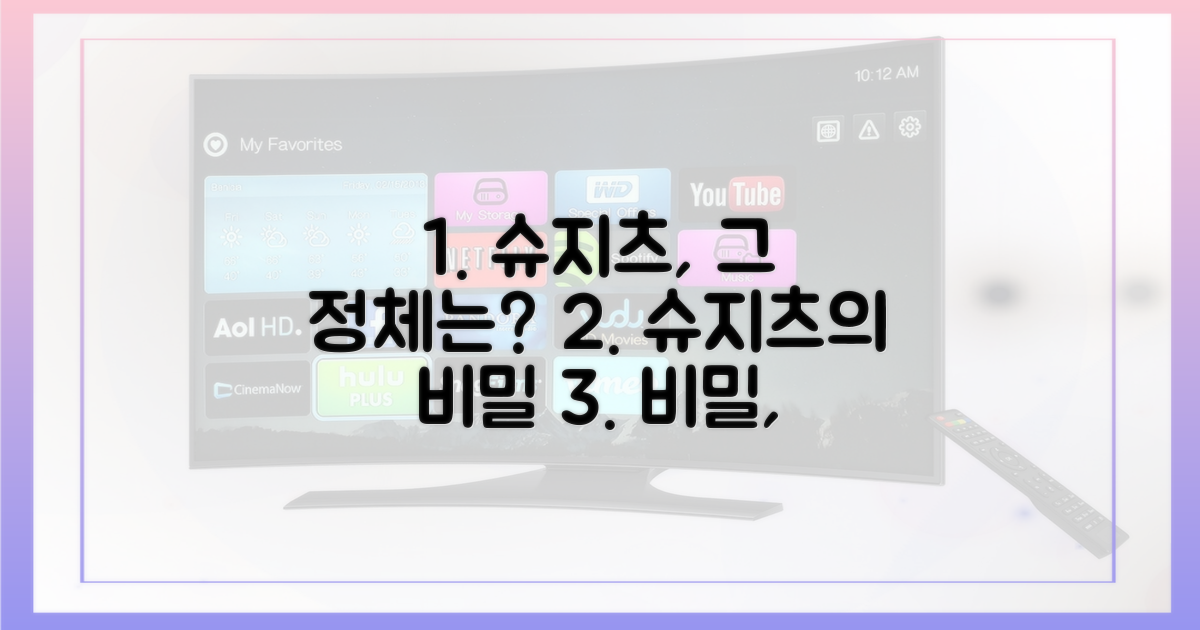 슈지츠'의 비밀은 무엇일까?