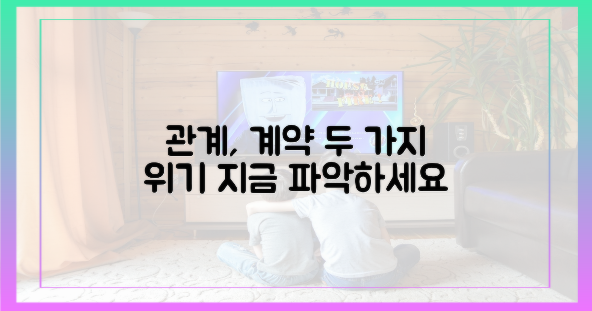 관계와 계약, 두 가지 위기