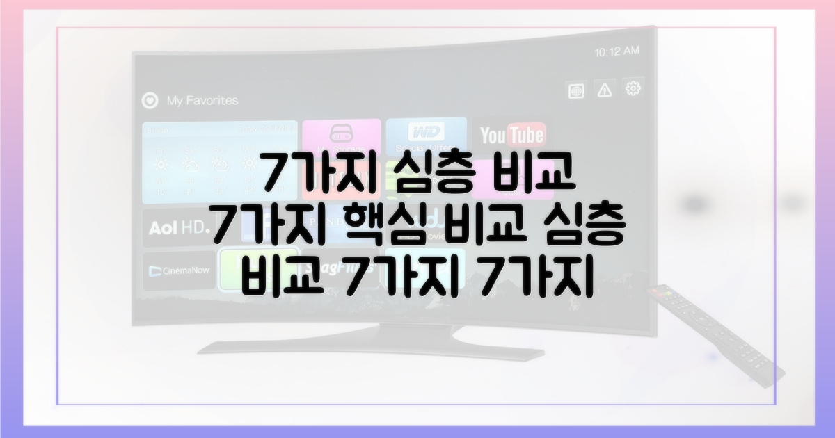 7가지 심층 비교