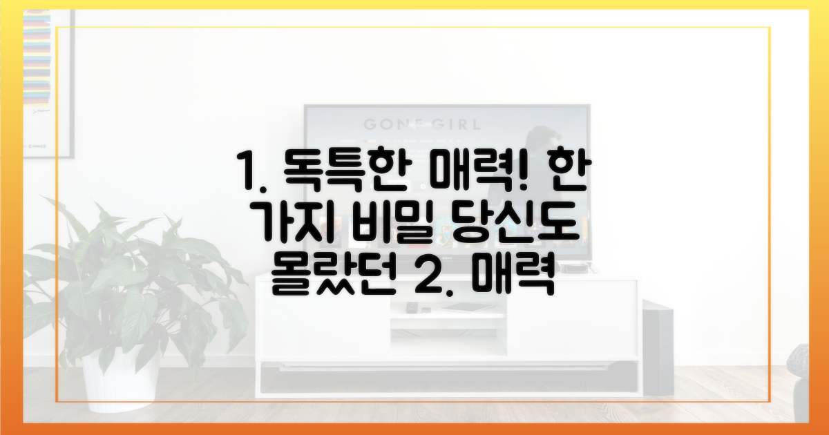 1가지 독특한 매력