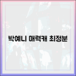 백번의 추억 박예니, '매력캐' 최정분 그 자체일까?