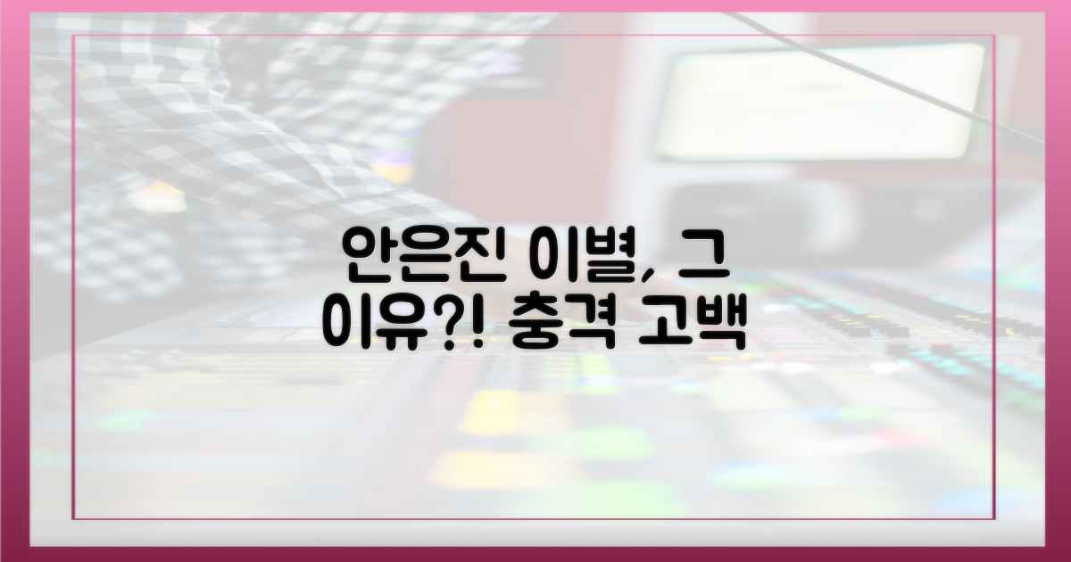 안은진, 이별의 이유는?