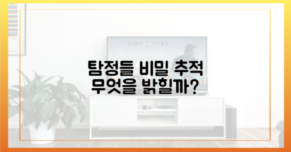 탐정들, 무엇을 밝힐까?