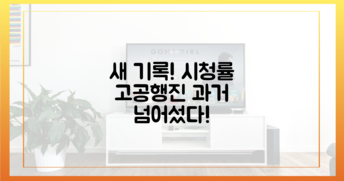 최고 시청률, 과거 넘어섰다