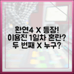 환승연애4 두 번째 X, 이용진 1일차 혼란!