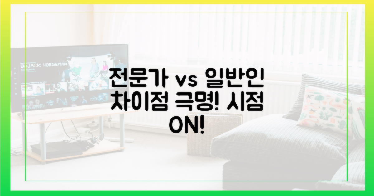 전문가 vs 일반인 시점