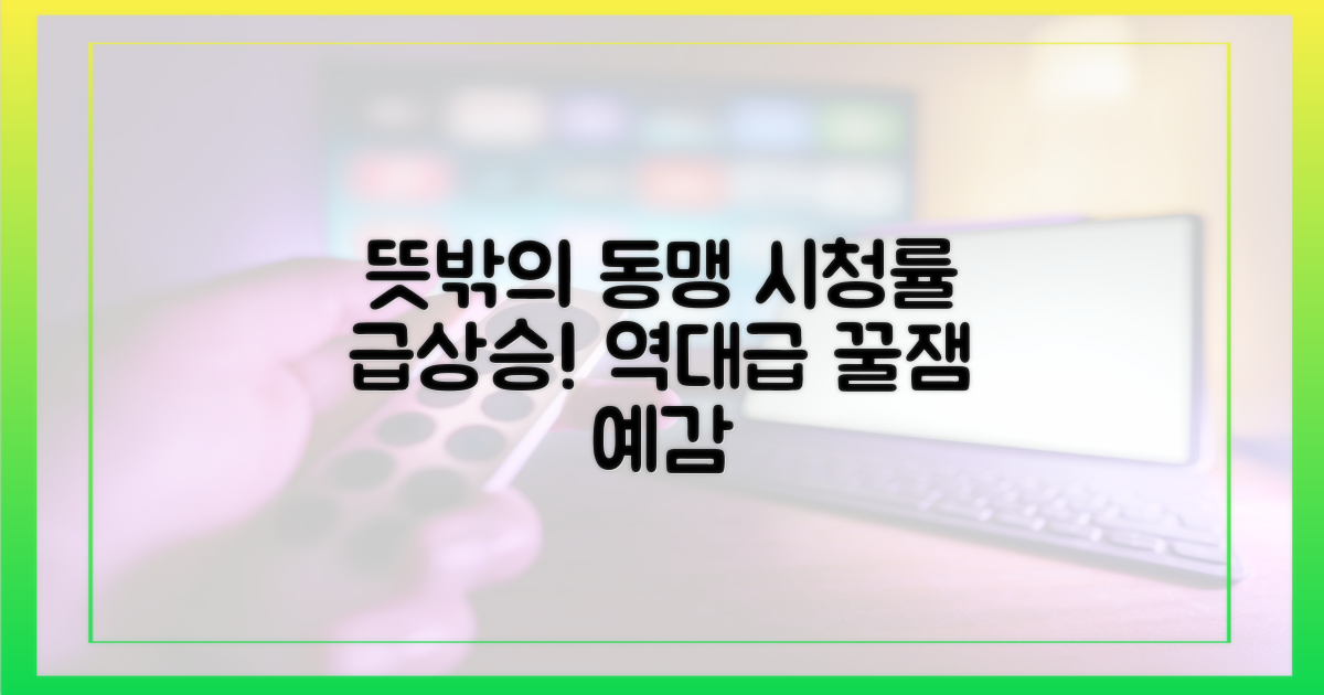 뜻밖의 동맹, 시청률 급상승
