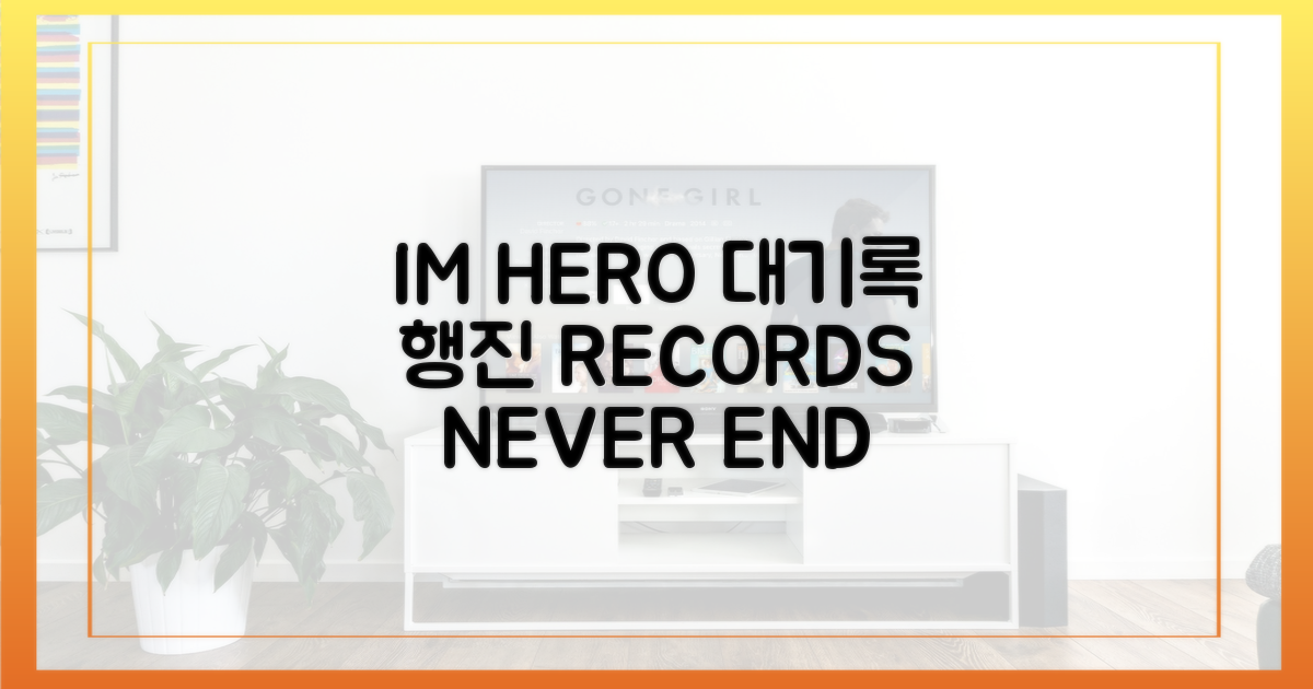 IM HERO, 끊임없는 기록 행진