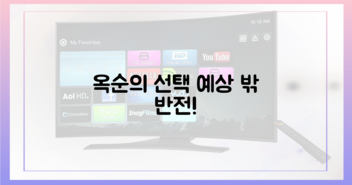 옥순의 선택, 예상 밖의 반전