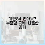 기안84 번아웃? 나혼산서 부담감 토로, 쉽게 극복!