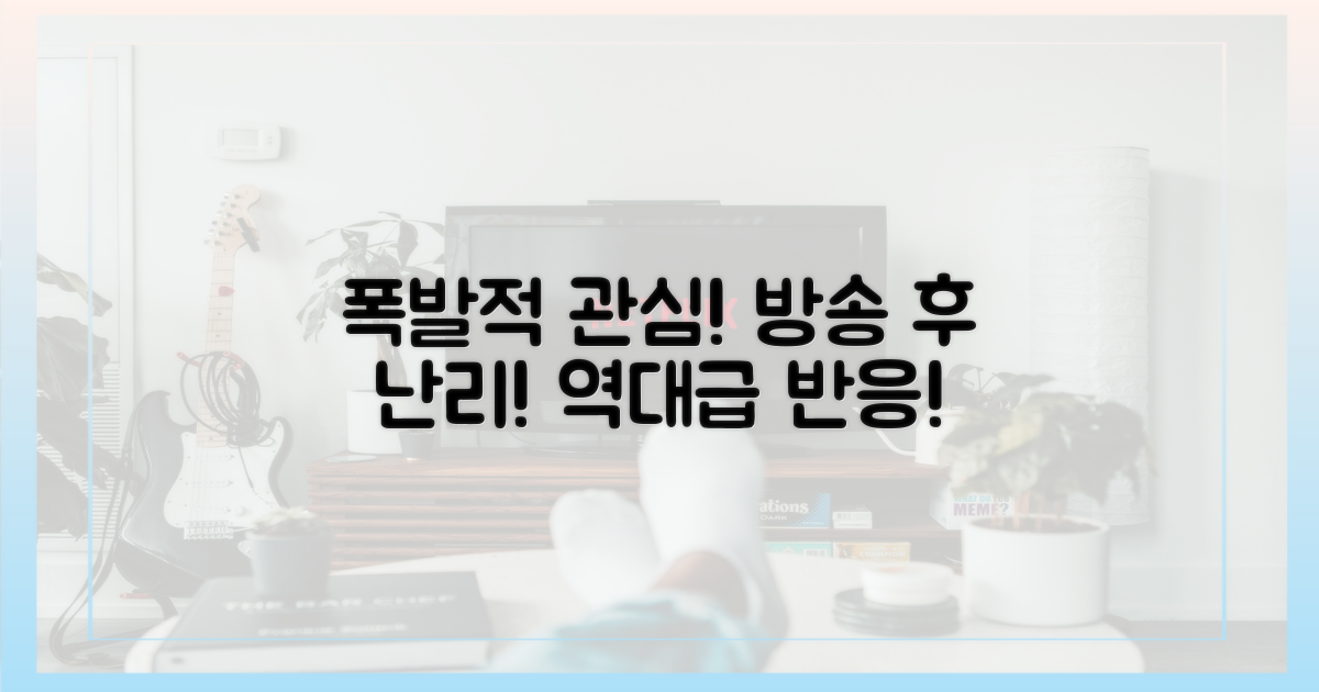 방송 후 폭발적 관심