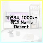 기안84, 나미브 사막 1000km 횡단! '극한84' 남부 아프리카