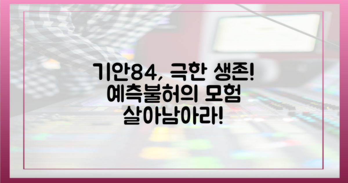 예측불허! 기안84의 극한 생존기