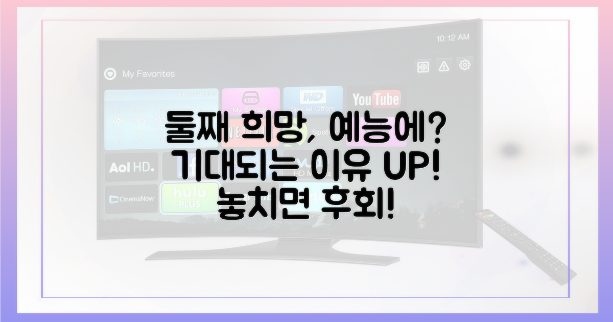 예능 속 둘째 희망, 기대되는 이유는?