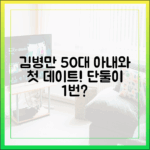 김병만 50대♥아내와 단둘이 첫 데이트 1번!