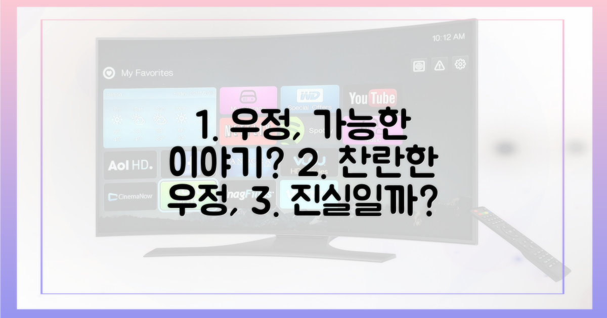 찬란한 우정, 가능한 이야기일까?