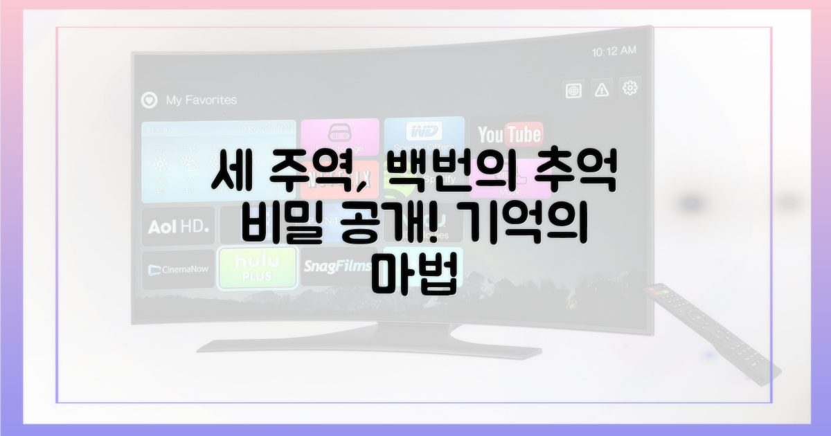 세 주역, 어떻게 '백번의 추억'을 만들까?