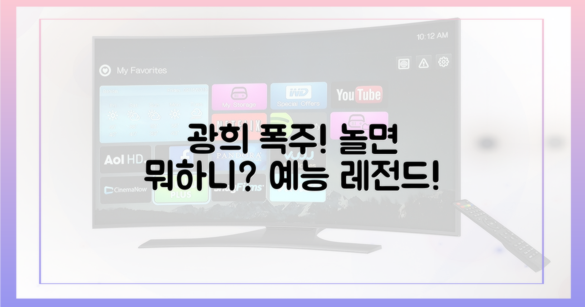 놀면 뭐하니? 광희의 폭주를 보세요!