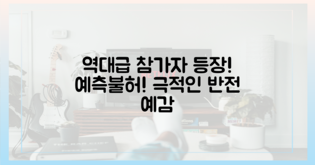 예측불허! 역대급 참가자 등장
