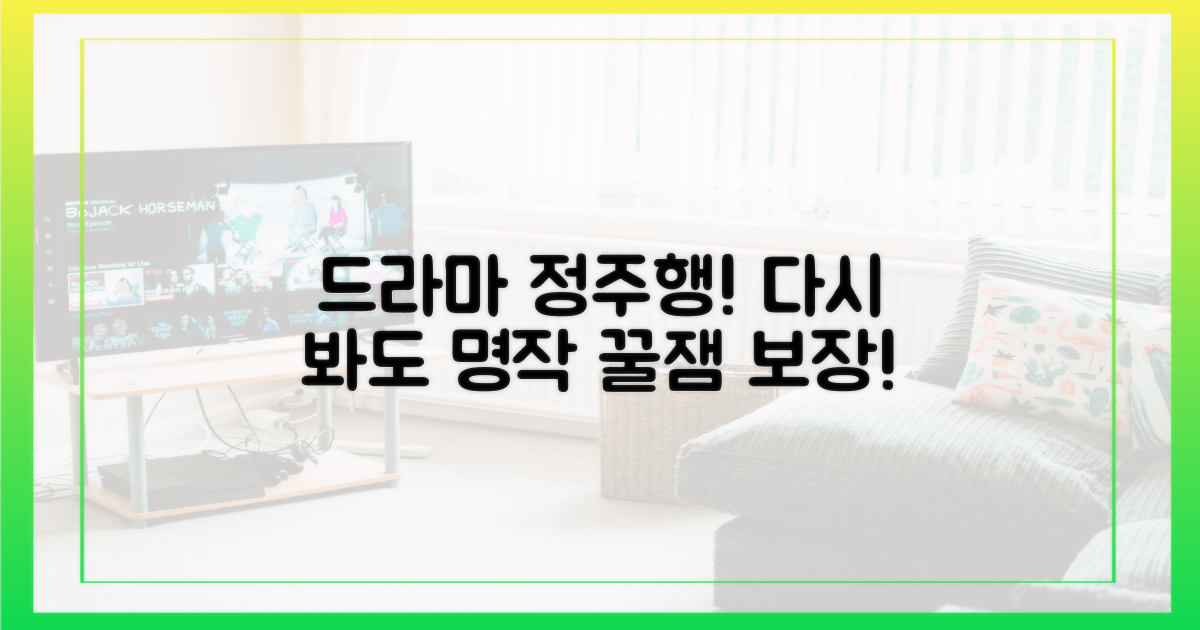 다시 한번 드라마를 정주행해요