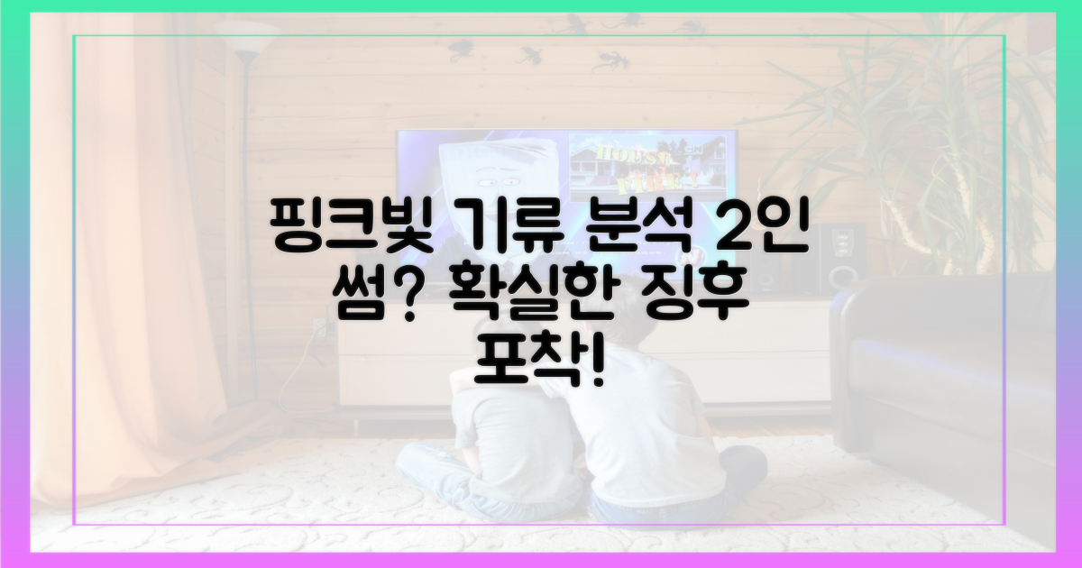 2인의 핑크빛 기류 분석