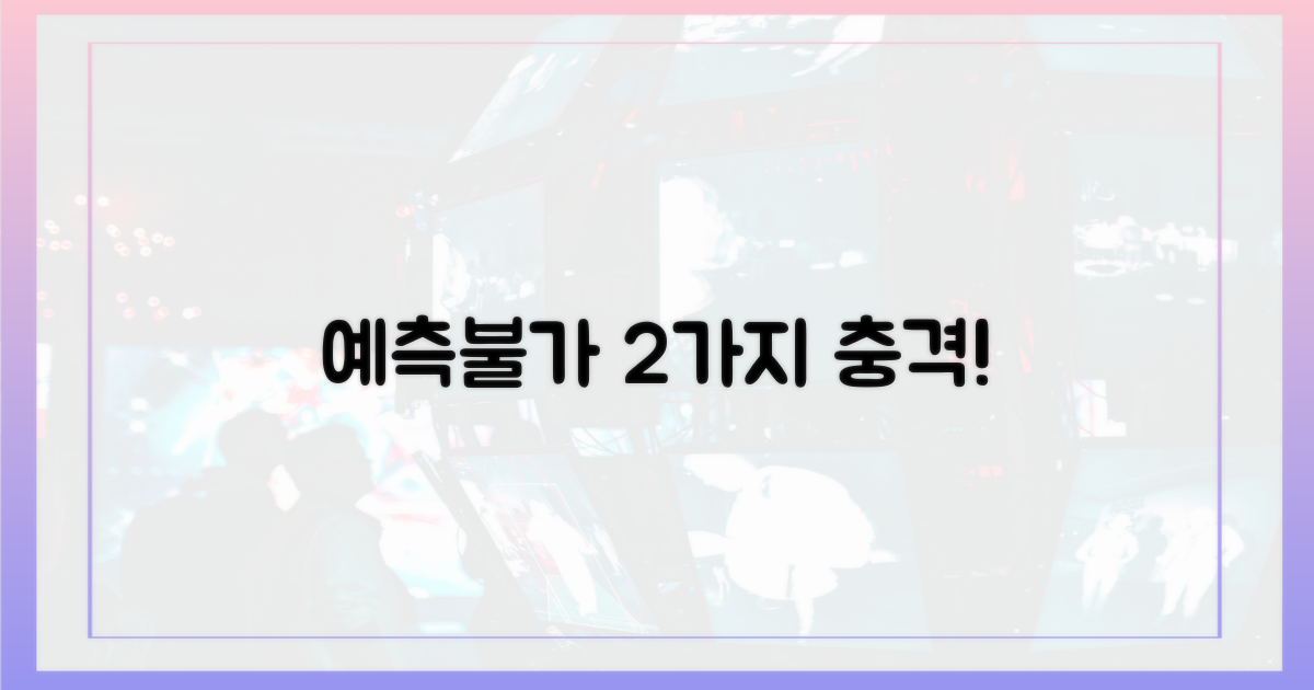 2가지 예측 불가 상황