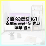 이혼숙려캠프 16기: 초보자도 궁금해할 두 번째 부부의 특별 입소!